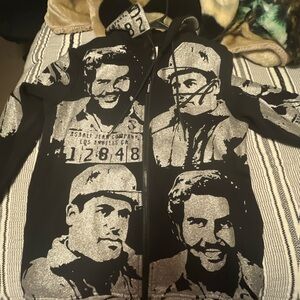 Black and Silver asaali hoodie